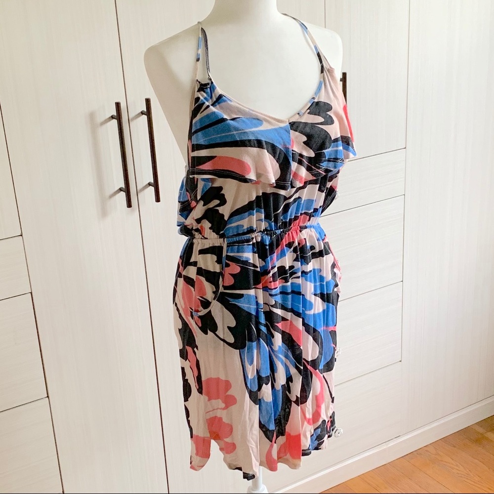 ⬇️ PRICE DROP! ROXY Ruffle Swirl Halter Dress